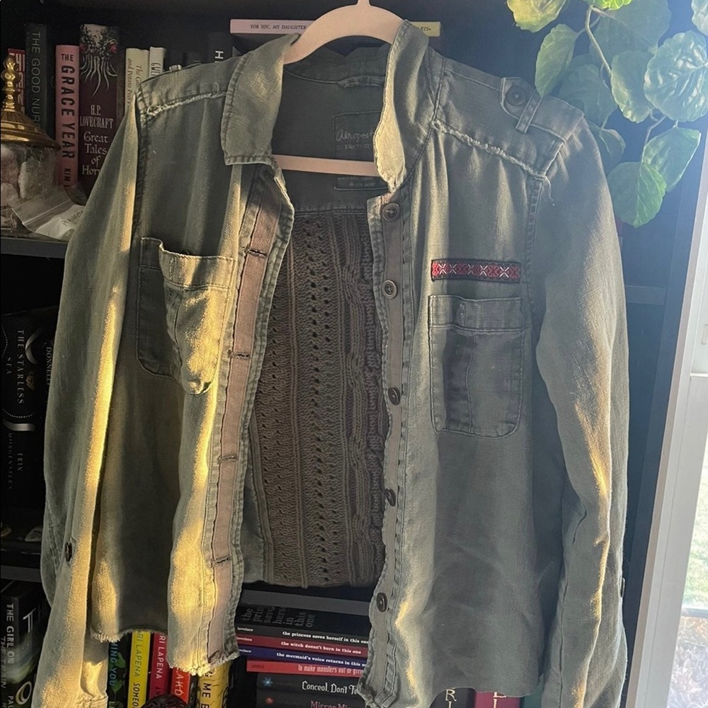 Knit Back Arm Jacket